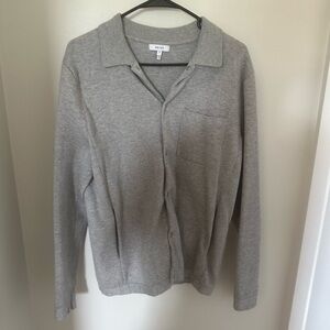Reiss button down sweater